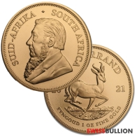 2021 Gold 1 Ounce Gold Krugerrand
